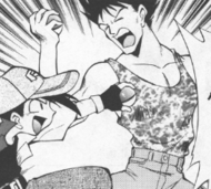 Brock en el manga El Cuento Eléctrico de Pikachu.