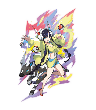 Artwork de Elesa/Camila y su Zebstrika.
