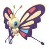 Imagen de Beautifly variocolor macho en Pokémon Diamante Brillante y Pokémon Perla Reluciente