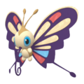 Imagen de Beautifly variocolor macho en Pokémon Diamante Brillante y Pokémon Perla Reluciente