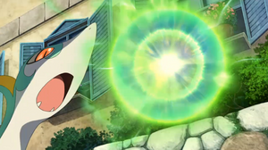 Serperior usando energibola.