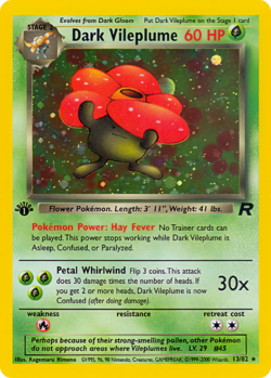 Carta de Dark Vileplume