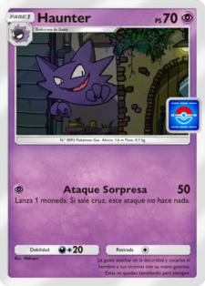 Haunter (Promo-A 20 TCG Pocket) - WikiDex, la enciclopedia Pokémon