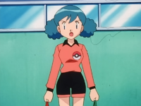 Árbitro Pokémon/Juez Pokémon del Gimnasio Pokémon de Ciudad Cañadorada/Gimnasio Pokémon de Ciudad Trigal.