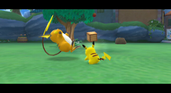 Entrenamiento con Raichu.