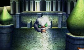Whimsicott en la Liga Pokémon de Teselia.