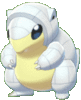 Imagen de Sandshrew de Alola en Pokémon Espada y Pokémon Escudo