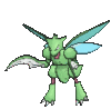 Imagen de Scyther variocolor macho en Pokémon X, Pokémon Y, Pokémon Rubí Omega, Pokémon Zafiro Alfa, Pokémon Sol, Pokémon Luna, Pokémon Ultrasol y Pokémon Ultraluna