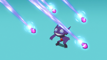 Sableye de Ult/Unai usando Joya de Luz.