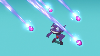 Sableye de Ult/Unai usando Joya de Luz.