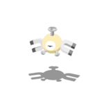 En suspensión variocolor