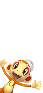 Chimchar con el gorro de Maya