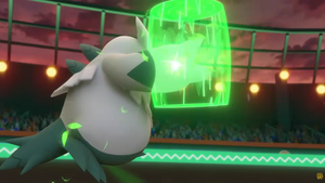 Abomasnow de un Entrenador usando Mazazo en el VEP39.