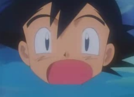 Error en los ojos de Ash.