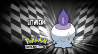 Litwick en el segmento "¿Quién es ese Pokémon?/¿Cuál es este Pokémon?"