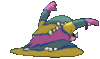 Imagen posterior de Muk de Alola en Pokémon Sol, Pokémon Luna, Pokémon Ultrasol y Pokémon Ultraluna