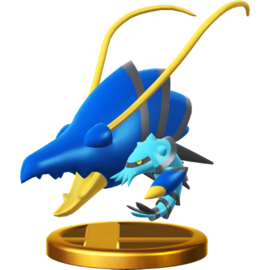 Trofeo de Clawitzer en SSB4 para Wii U.