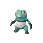 Imagen de Croagunk variocolor macho en Leyendas Pokémon: Arceus