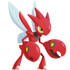 Scizor en Pokémon Café ReMix.