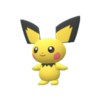 Imagen de Pichu variocolor en Pokémon Diamante Brillante y Pokémon Perla Reluciente
