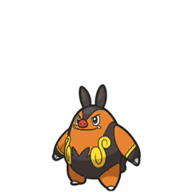 Icono de Pignite en Pokémon Escarlata y Púrpura