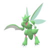 Imagen de Scyther variocolor hembra en Pokémon Diamante Brillante y Pokémon Perla Reluciente