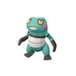 Imagen de Croagunk variocolor hembra en Leyendas Pokémon: Arceus