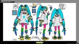 Arte conceptual de Hatsune Miku normal