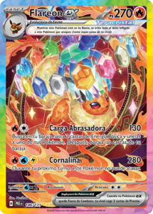 Versión Rara Ilustración Especial de la carta en Evoluciones Prismáticas