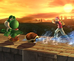 Refugio en Super Smash Bros. Brawl.