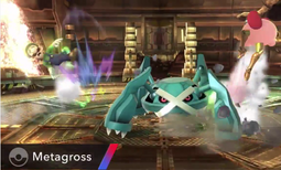 Metagross usando terremoto en SSB4.