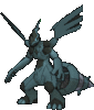 Imagen de Zekrom variocolor en Pokémon X, Pokémon Y, Pokémon Rubí Omega, Pokémon Zafiro Alfa, Pokémon Sol, Pokémon Luna, Pokémon Ultrasol y Pokémon Ultraluna