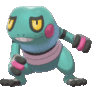 Imagen de Croagunk variocolor macho en Pokémon Espada y Pokémon Escudo