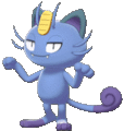 Imagen de Meowth de Alola en Pokémon Espada y Pokémon Escudo