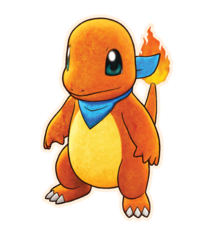 Charmander en Pokémon Mundo misterioso: equipo de rescate DX.