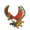 Icono de Ho-Oh en Pokémon Diamante Brillante y Perla Reluciente