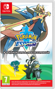 Carátula de Pokémon Espada + Pokémon Espada: pase de expansión.